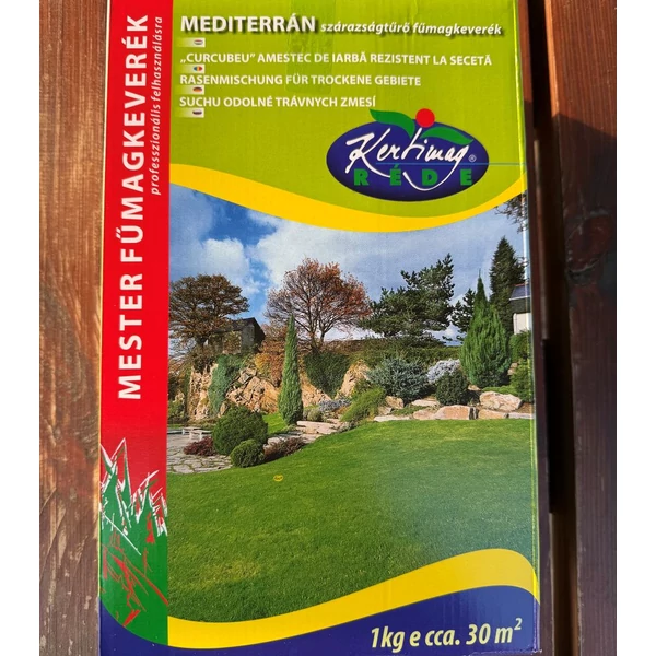 Mediterrán keverék - Szárazságtűrő mester fűmagkeverék